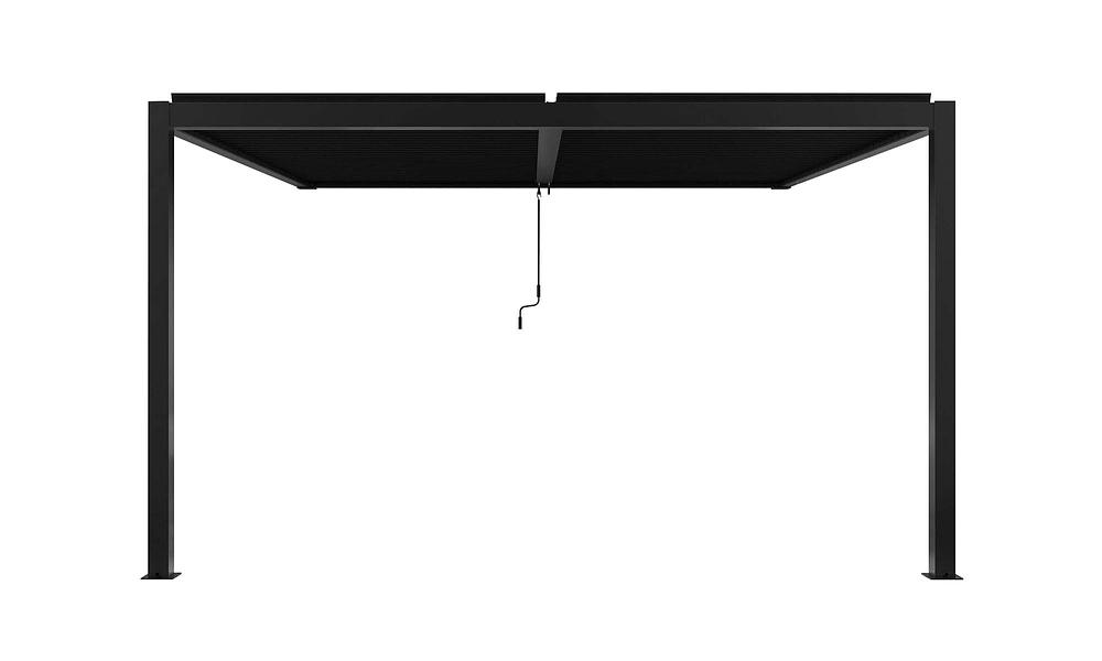 Aluminium Wall Mounted Pergola 394 x 294 - Black Only #533