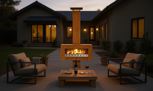 Zuma Corten Fireplace #83