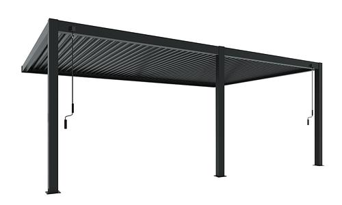 Luxe Louvres 6 x 4m Wall Mounted - 9 Variations #78