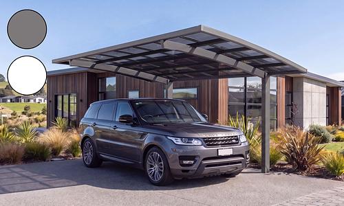 Cantilever Single Carport 5.5m x 3 x 3 - Two Colours #182