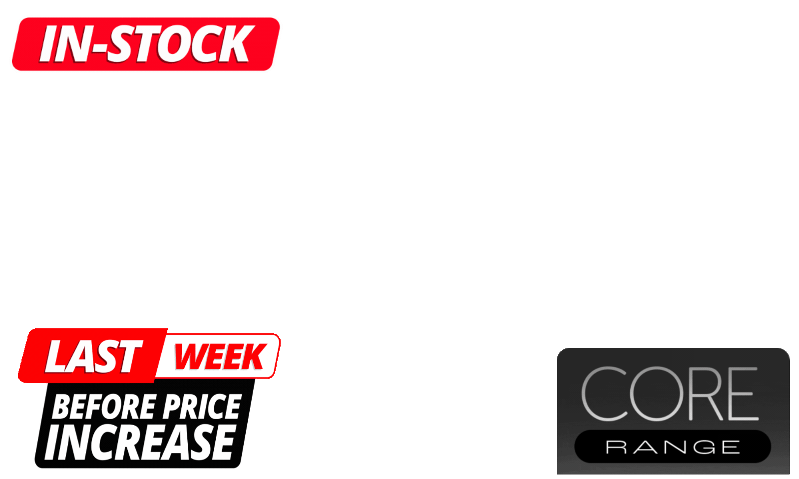 <p>Selected Core Pergolas are <strong>IN STOCK now + FREE DELIVERY</strong>, but rising costs mean prices on selected models will be increasing soon. <strong>Secure yours at today’s price while stock lasts.</strong></p>