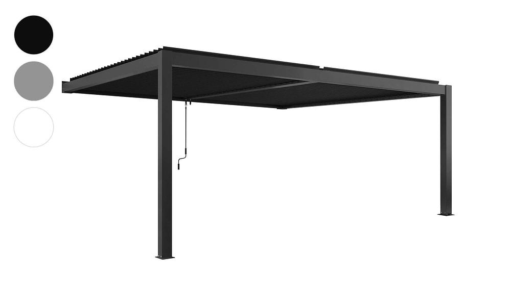 Aluminium Wall Mounted Pergola 394 x 394 - Three Colours #500