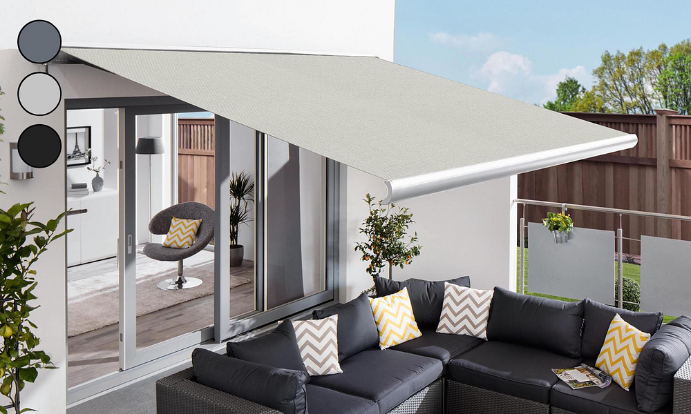 Full Cassette Awning  3m - White #204