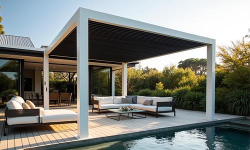 Luxe Louvres 4 x 4m Freestanding - 9 Variations (FS) #110