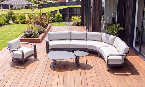Havana 5 Seater Corner Lounge - Ebony Wood-look #3