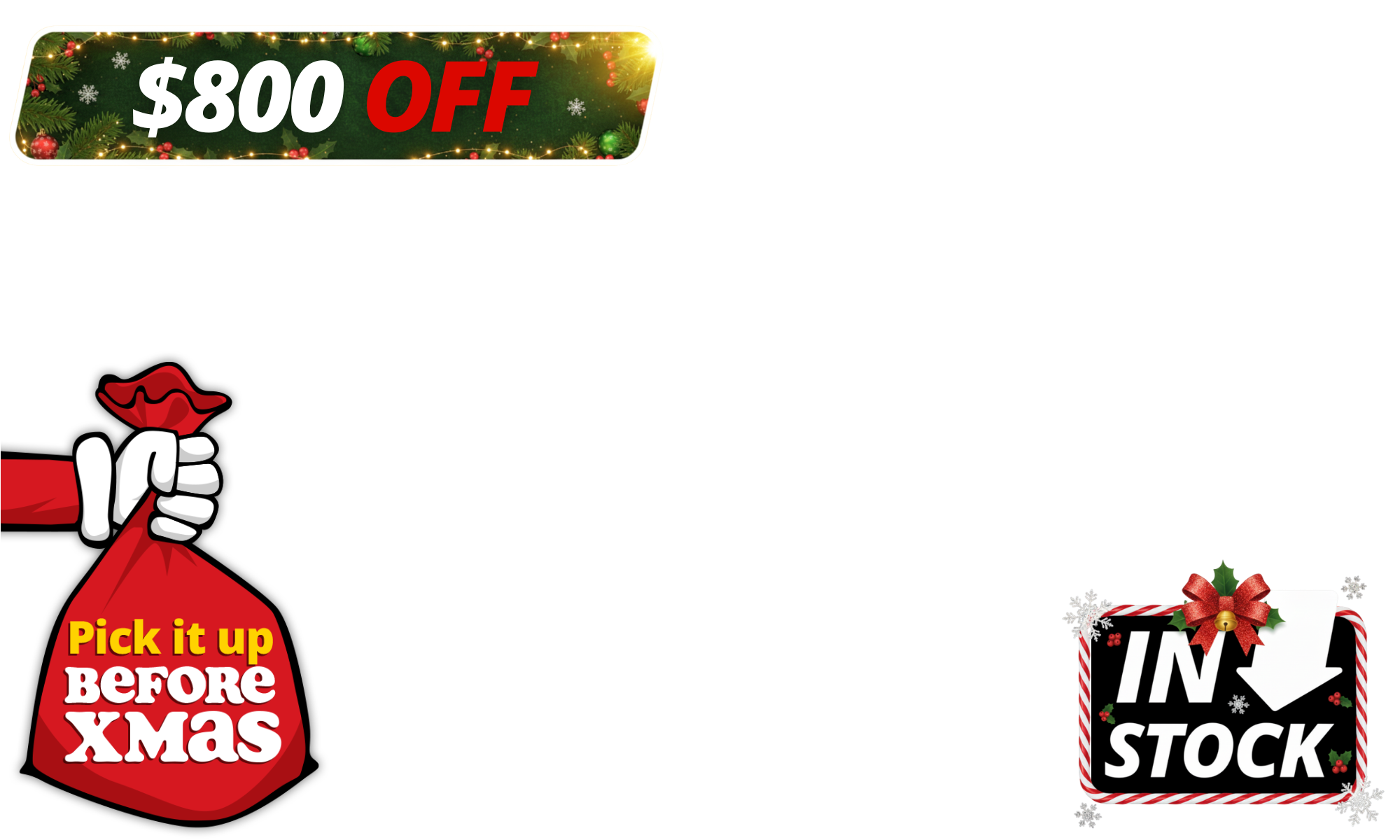 If it’s not under the tree yet… don’t panic. We’ve got it <span>I</span><b>N STOCK NOW</b> and <b>ready for Christmas pick-up</b>. Last-minute legends, this one’s for you 🎄😉