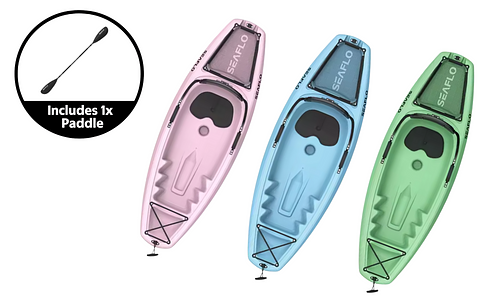 1.86m Deluxe Seaflo Youth Kayak - 3 Colours #1