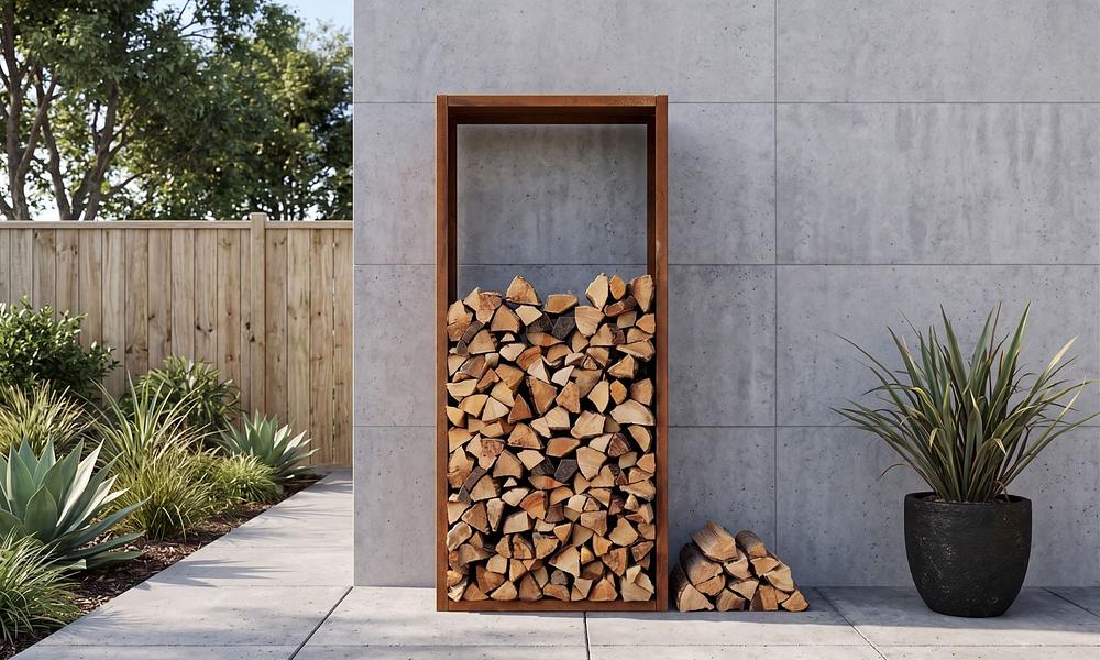 Rectangular Corten Storage Box -  1.8 #150