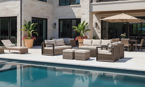 Hickstead 7 piece Aluminium Sofa Set #24