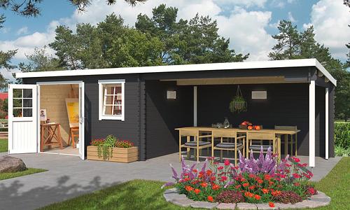 Rono Cabin - 760/380 x 275cm - Carbon Grey #43