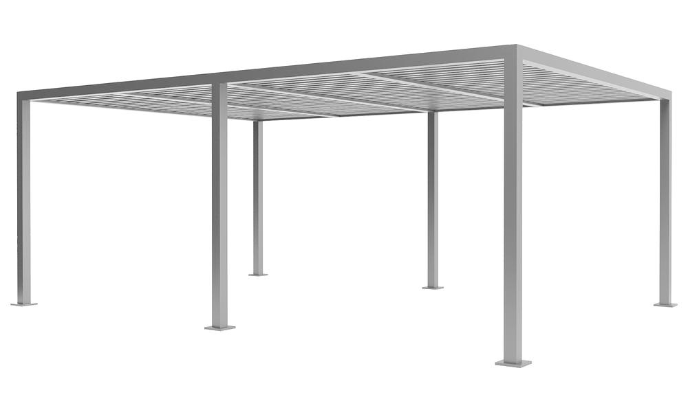 Aluminium Pergola 5.7m x 3.9m - Grey Only #797