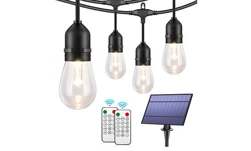 Festoon Lights with Solar Panel & Dimmer - 60ft #23