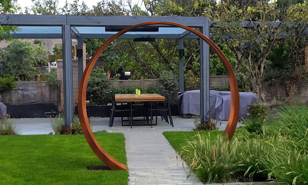 The Big O Corten Sculpture #70