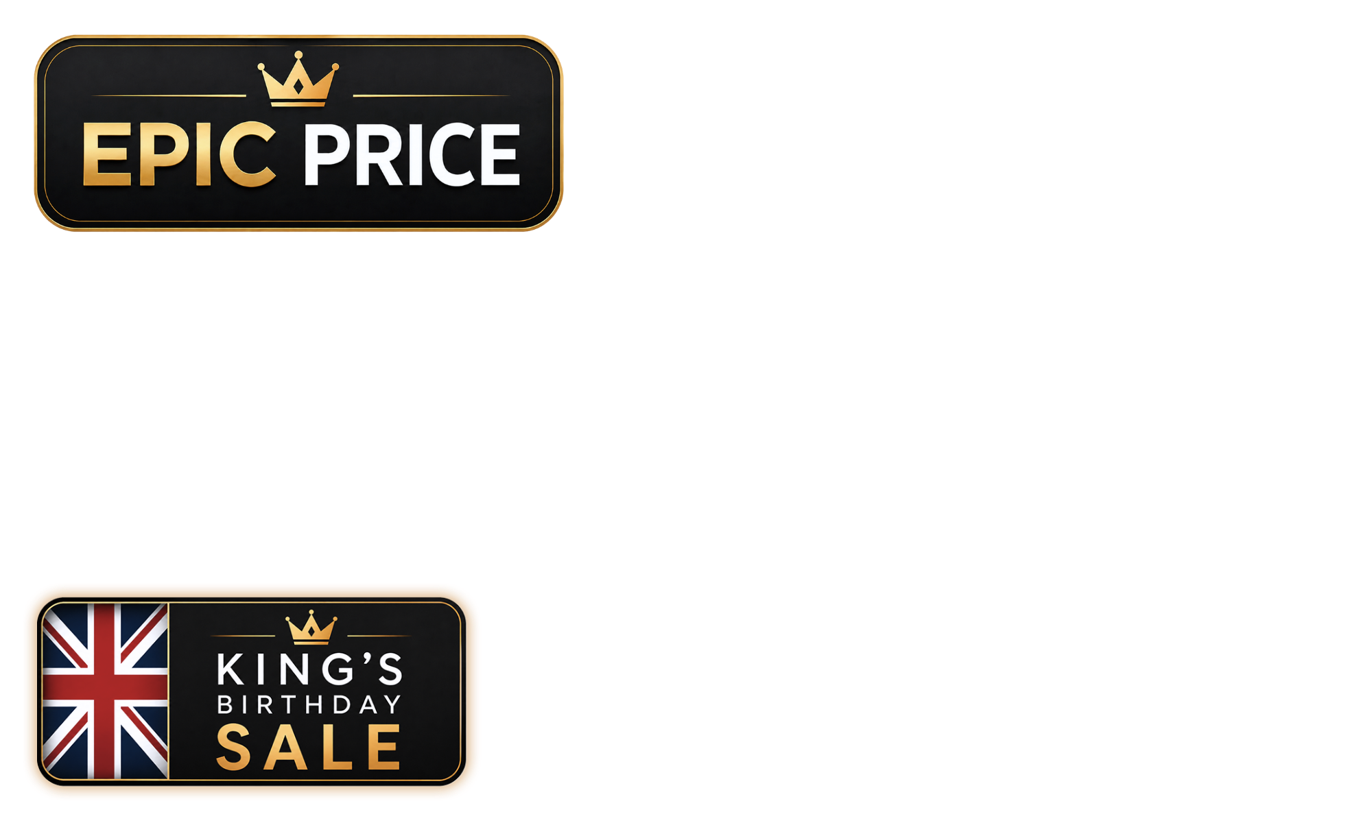 <strong>Royal Deals Have Landed 👑 </strong><span>Enjoy royal savings on selected <b>in-stock</b> favourites, ready to ship now. <b>5 days only,</b> while stocks last.</span>