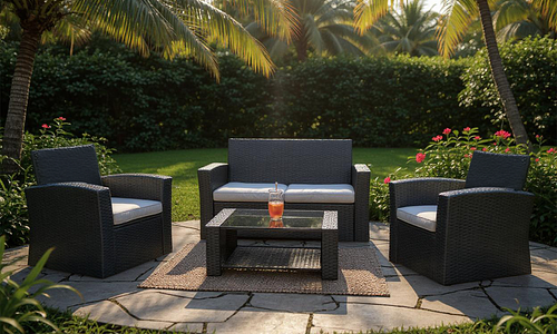 Pluto 4 Seater Sofa Set #4