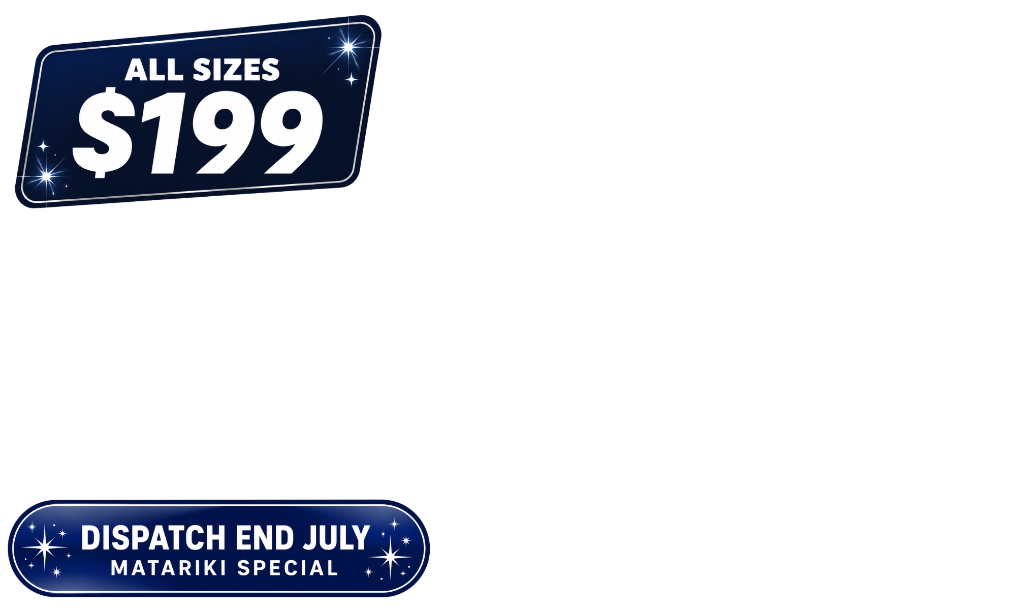 <p class="PDq2pG_selectionAnchorContainer"><strong>Matariki Special: Delphine & Sirocco Headboards $199 - All Sizes! </strong>On the water now. Dispatching end of July. Limited stock available.</p><p class="PDq2pG_selectionAnchorContainer"><span aria-hidden="true" class="PDq2pG_selectionAnchor"></span></p>