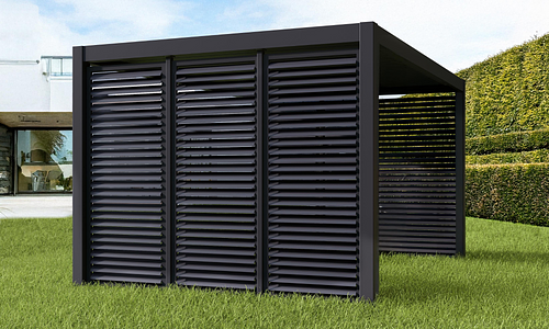 Luxe Louvres Freestanding Louvred Panel 3m - 9 Variations #20