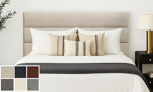 Mirelle Horizontal Panel Headboard - 7 Colours #1