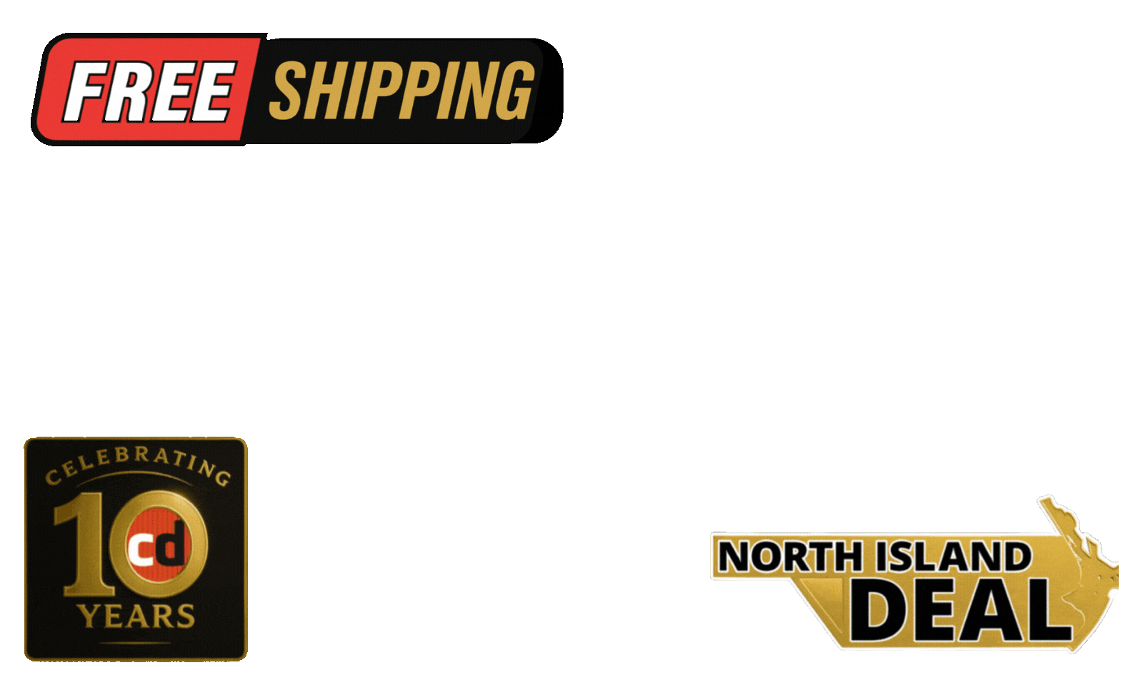 As part of our 10-year celebration, enjoy<b> FREE DELIVERY</b><strong> on selected items – North Island only! </strong> 🎉  Ends midnight Tuesday 8th – don’t miss the birthday bash! <em>T&Cs apply.</em>