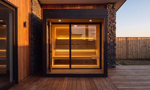 Haven 6-7 Person Steam Sauna with Porch #1