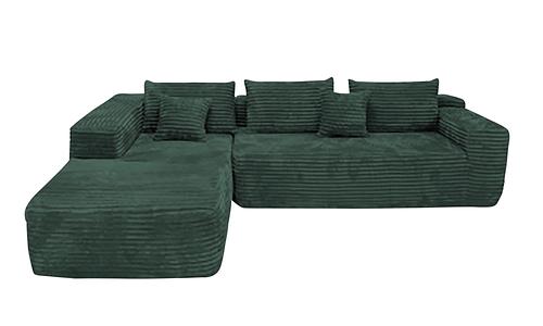 Eichi Expandable 3 Seater with Chaise - 3 Colours #87