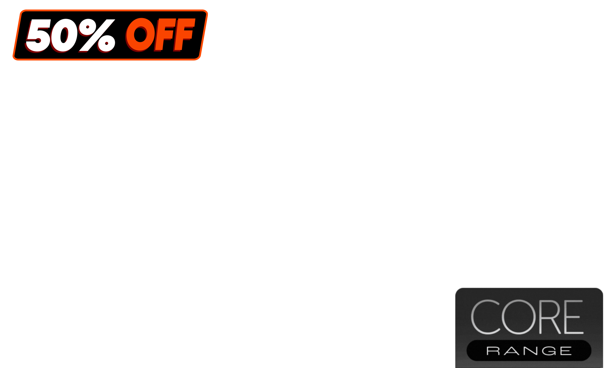 <strong>Complete the Look with 50% Off Selected Core Accessories. </strong>Block the wind, hide the neighbours, and look damn good doing it.<b> </b>T&Cs apply. Ends Monday.