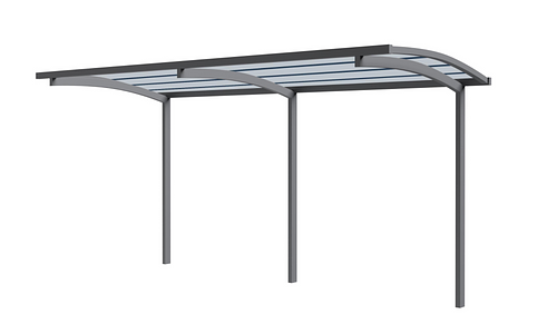 Caravan Cantilever Carport 8 x 3 x 3.5m #1