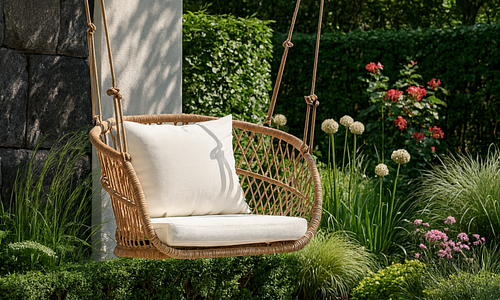 Antheia Single Swing Chair - Natural #143