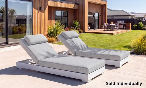 Gio Sun Lounger - White #195