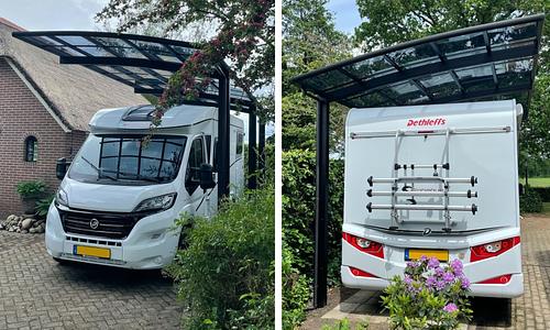 Caravan Cantilever Carport 7.5 x 3 x 3.5m #1