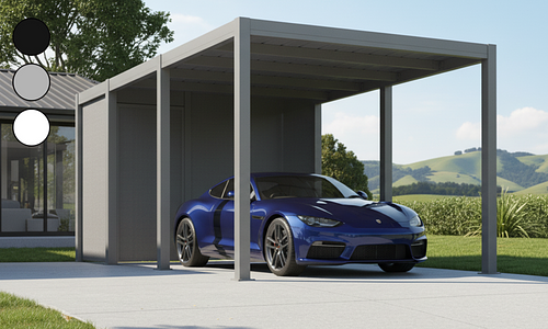 ParkPro Ultra Carport with Room 6.05 x 3m #9
