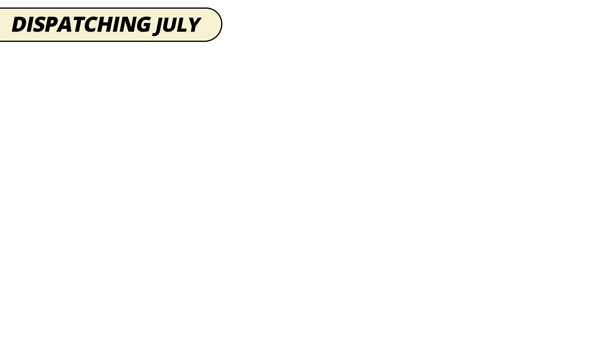 <p><b>Delivering in July!</b></p>