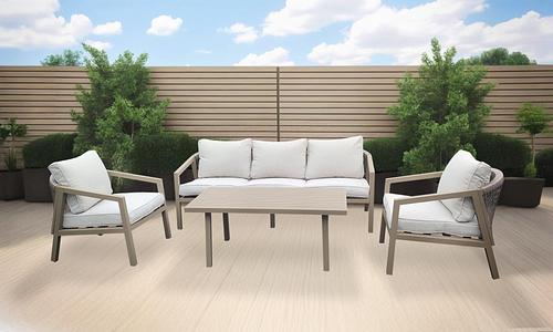 Marlo 5 Seater Aluminium Lounge Set #1