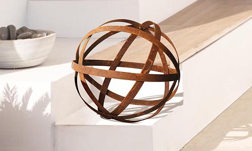 Stellar Orbit Corten Sculpture - 30cm #87