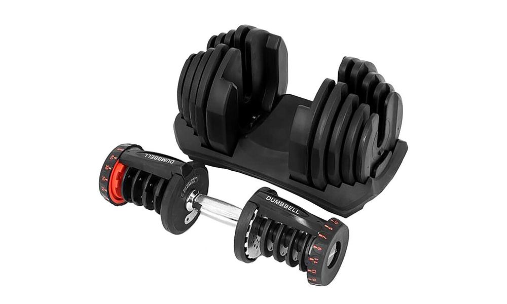 Adjustable Dumbbell with Stand 5 to 40kg (90lbs) #86