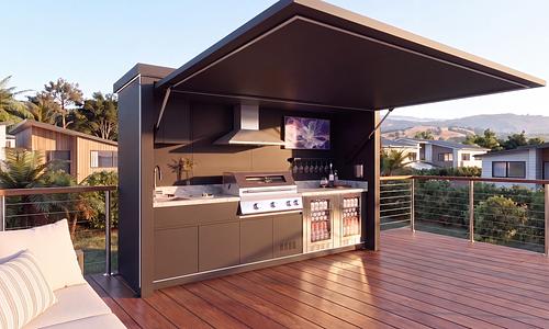 Alfresco Dual Fridge Kitchen Max #1