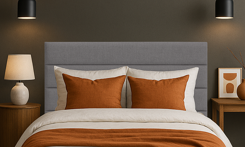 Mirelle Horizontal Panel Headboard - All Sizes & Colours #11