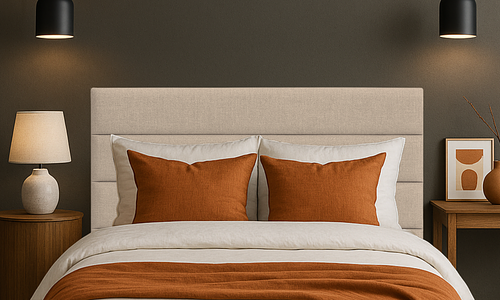 Mirelle Horizontal Panel Headboard - All Sizes & Colours #11