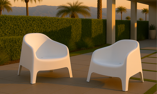 Casco Tub Chair - White #347