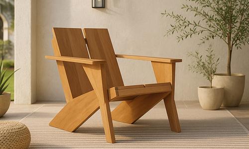 Premium Modern Cape Cod Chair - Natural #5