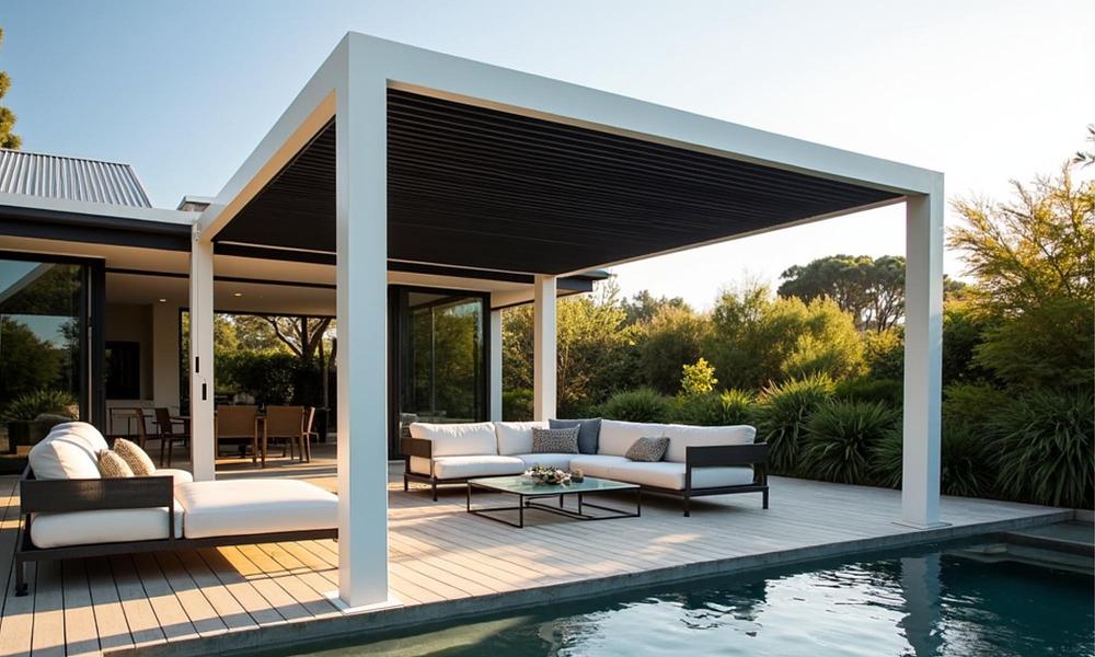 Luxe Louvres 4 x 4m Freestanding - 2 Variations #137