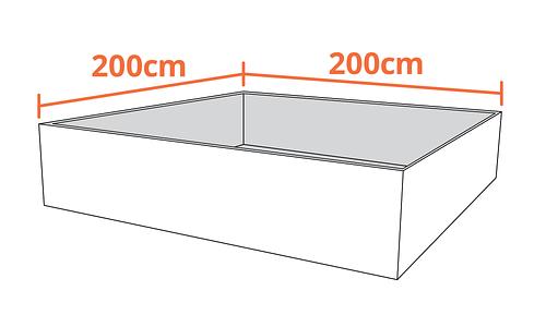 Vendura Corten Square Garden Beds - 2 Sizes #5