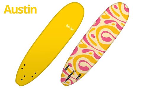 Austin Soft Surfboard - 7' & 8' Sizes #336