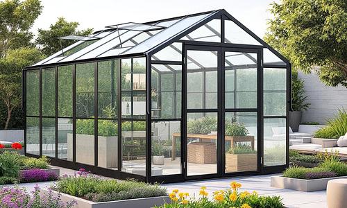 Eden Premium Greenhouse - 12'3" x 8'3" #1