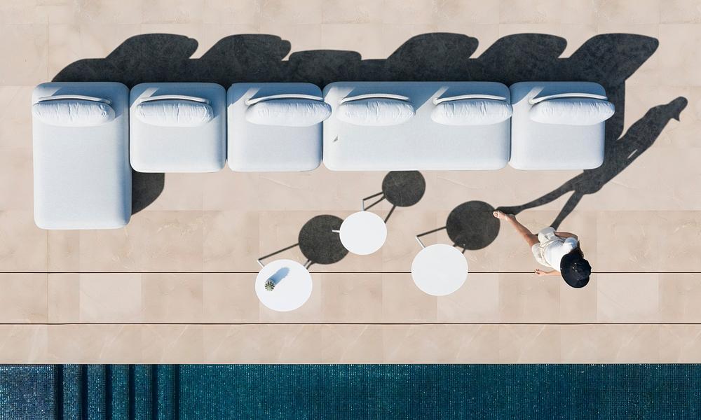 Puff Outdoor Lounger Sofa Set #20