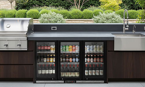 320L Three Door Bar Chiller #1