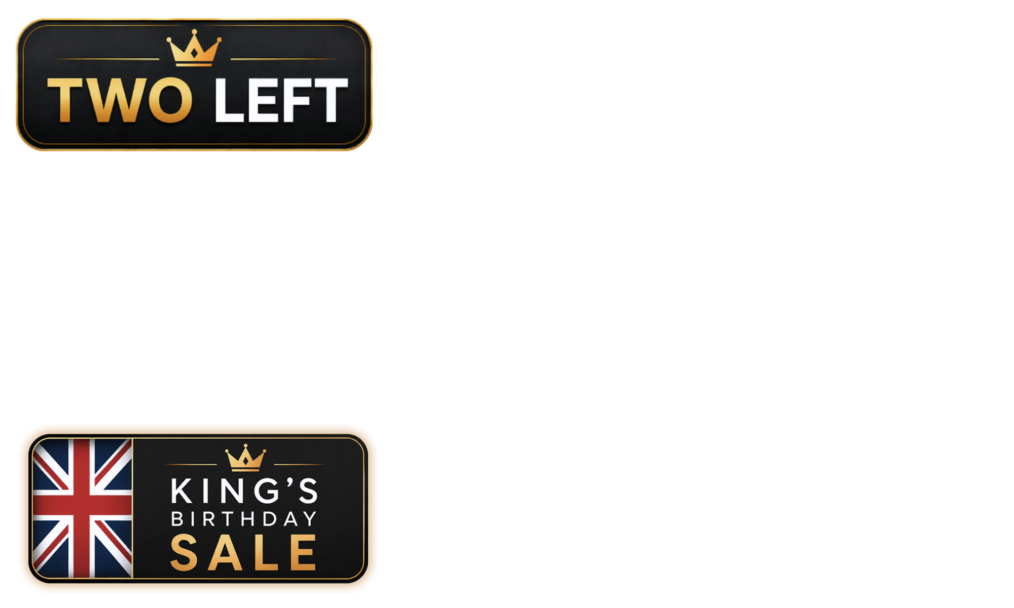 <strong>Royal Deals Have Landed 👑 </strong><span>Enjoy royal savings on selected <b>in-stock</b> favourites, ready to ship now. <b>5 days only,</b> while stocks last.</span>