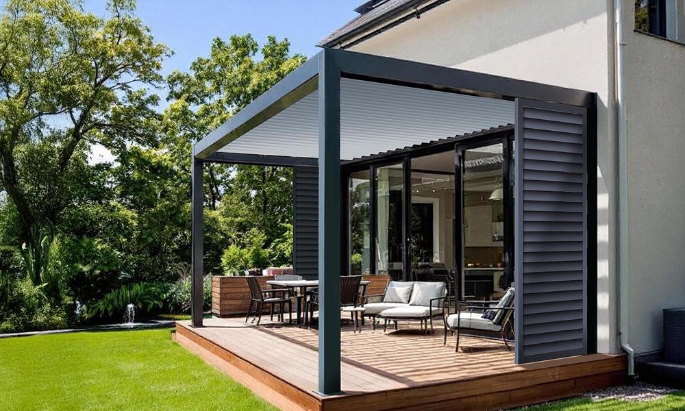 Luxe Louvre Wall-Mounted Panel - WALL SIDE #1001