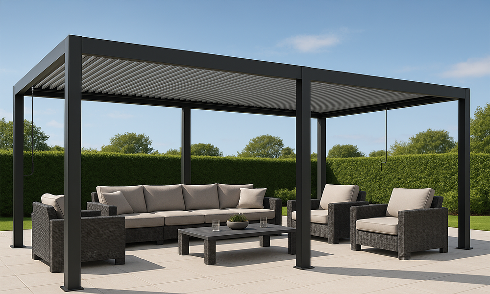 Luxe Louvres 6 x 3m Freestanding - 9 Variations #92