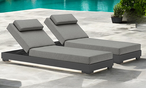 Gio Sun Lounger - Anthracite (Set of Two) #81